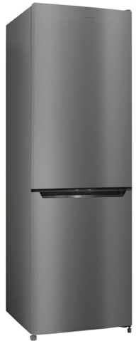 INFINITON Frigorifico Combi FGC-236C70XEM, E, 170 cm, 231 L, No Frost Total, Puerta reversible, Tirador integrado, Inox