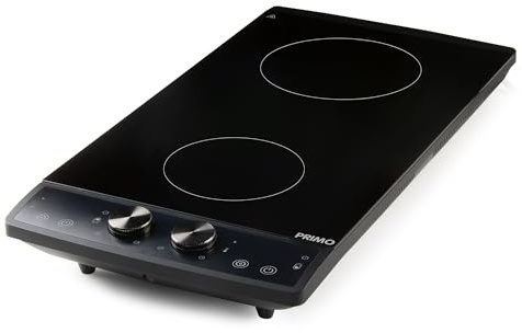 PRIMO PR304IKP Plaque à Induction Double - 2 Zones - 2900W - Noir