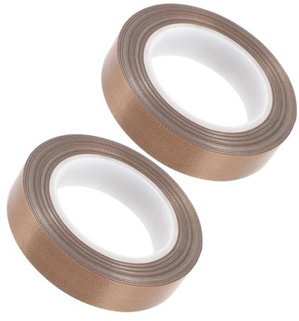 HEALSOPTHY 2rollen Hochtemperaturband Dichtungsband Ptfe-band Isolierband Wärmedämmband Für Verpackung Thermoplasten Elektronikindustrie