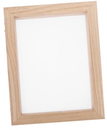 WEKAMOS Marco De Papel De Doble Para Hacer Papel Diy Para Manualidades Escuela Infantil Material De Madera
