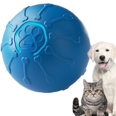 Generico Boule de chat interactive – Jouet automatique intelligent qui se déplace, accessoire électrique pour la chasse d'entraînement d'escalade – plaisir au sol voyage