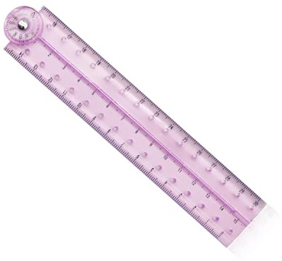 Fällbar linjal, 30 cm vikbar linjal 15 cm klar linjal brevpapper linjal transparent rak linjal okrossbar geometrisk linjal flexibel plastlinjal för barn studenter skola kontor