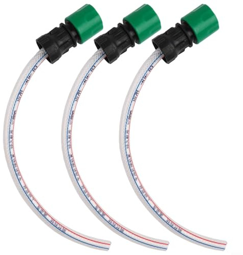 Confezione da 3 adattatori per idropulitrice ad alta pressione per batteria al litio, prolunga per ugello per tubo da giardino, connettore per bottiglia a prova di perdite per spray per pulizia