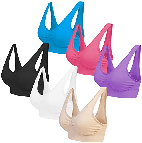 Blu Apparel Seamless Comfort Stretch Bra Marl 3 9 Pack Multiapack Bras Sleep Maternity Bras No Pads No Underwire