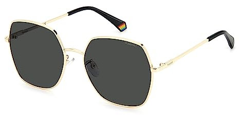 Polaroid Pld 6178/g/s RHL/M9 GOLD BLACK Sunglasses Women's Steel, Standard, 58