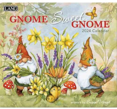 LANG Gnome Sweet Gnome 2024 Wandkalender (24991002026)