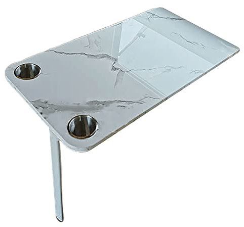 WRJAHCG RV Tisch Abnehmbar Tischbeine Tischgestell Tischbein Halterung Für Yacht Wohnwagen Sofa Wand Wandklapptisch,Blitzschwarz,Cloud Lime,Marmor,Klassische Walnuss,Style a