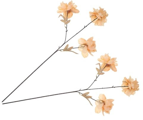 LIFKOME 2st Kunstschnee Löwenzahn Blumenarrangement Selber Machen Simulationsblumen Künstliche Blumen Seidenblume Hochzeit Gefälschte