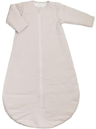 Trois Kilos Sept - Baby baby sovsäck - avtagbara ärmar - blandad - sand - dragkedja - stickad tröja - TOG 2,5–6/18 månader