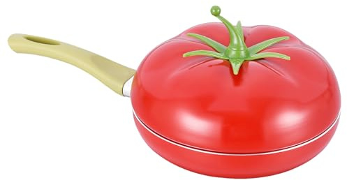 Olla pequeña - Olla para salsa de verduras y frutas | Cazuela de cocción con tapa - Para inducción, hornillo de cocina, placa de cocción, freír, cocinar, guisar, leche, sopa hervir