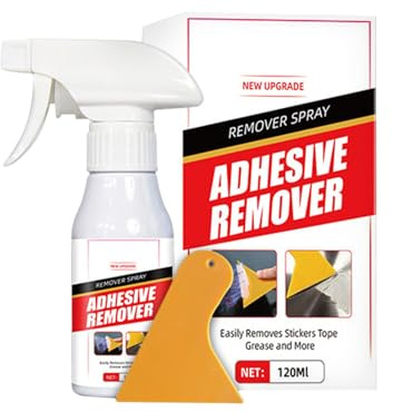 Klebstoffentferner Spray - Klebstofflöser, Aufkleberreiniger für Möbelpflege, Bondbrecher mit schneller Penetration, Haushaltsbedarf, Klebstoffvernichter für Detaillierung, Renovierung und Wartung