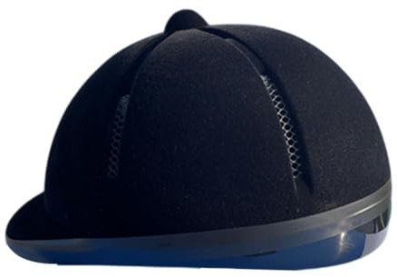 QLoztyse Casco da Equitazione per Bambini con Imbottitura Interna Removibile, Berretto da Equitazione per attività All'aperto, Superficie di Flanella