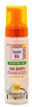 Creme Of Nature Coconut Milk Curl Quench Foaming Mousse 7 Ounce (207ml)
