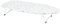 Kleeneze KL062291ELISEFEU7 Foldable Tabletop Ironing Board – Compact Ironing Table, 100% Cotton Cover, Suitable for Left & Right-Handed Users, Ideal for Travel and Small Homes, Lightweight, 73 x 31 cm