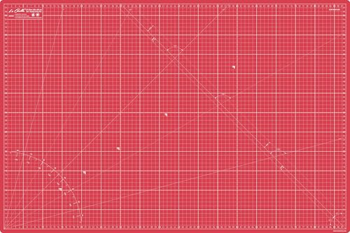 La Canilla skärmatta A1 (yta 90x60 cm - 36x24”) skärmatta för hantverk, teckning, lapptäcke, sömnad | Markerad i centimeter och tum