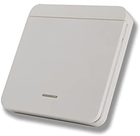 Funk-Innentaster Tormatic Novoferm 433 MHz kompatibel. Taster - Drucktaster - Wandtaster kompatibel mit Garagentorantrieb Black Run Novomatic mit Sender 502 522 MAX43-2 (1-Kanal)