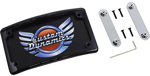 Custom Dynamics LPF-RAD-CVO-B Illuminated CVO License Plate Frame - Black
