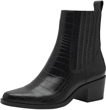 Tamaris Damen Stiefel Vegan schwarz 37