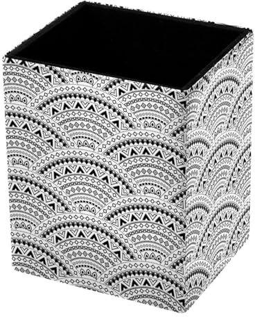 Stiftehalter, Stiftehalter, Schreibtisch-Organizer, Stifthalter, Ständer für den Schreibtisch, Sashiko, japanische Mandala-Henna-Waage
