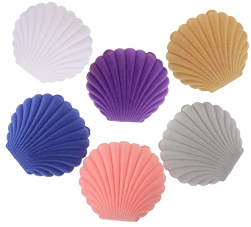 VALICLUD 6pezzi Scatola Portagioie Forma Scatoline Per Anelli Orecchini e Collane Per Matrimoni e Proposte Di Fidanzamento