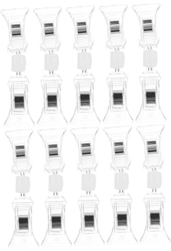 Operitacx 10 Stk Etikettenhalter Preisanzeigeclips Clips für Warenschilder Warenschildhalter preisschild verkaufsdisplay multifunktionale Schilderhalter kleiner Schildhalter Plastik
