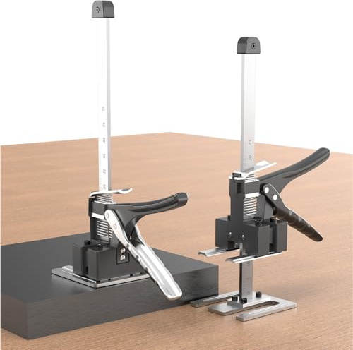 Arbeitssparend arm Mit Skala,2 Stück 39cm Handhebewerkzeug Bis Zu 240 KG | Arbeitssparender arm Montagestütze-Kohlenstoffstahl,Möbelheber、Türheber Heben und Verstellen von Fliesen,Türen,Schränken