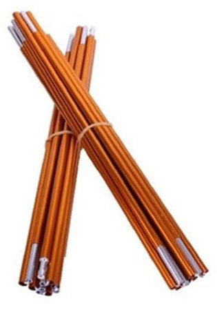 VONCYKI Zeltstange aus Aluminiumlegierung, 4 m, Outdoor-Camping, unverzichtbares Zelt-Zubehör (11 mm), 2 Stück / Paar