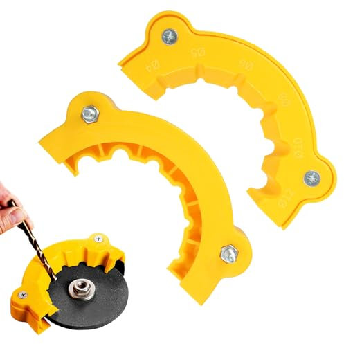 Casbomy 2-Pack 2025 Drill Bit Sharpener, Multi-Purpose Drill Grinder, Angle Grinder Tool, Drill Sharpener for All Bits