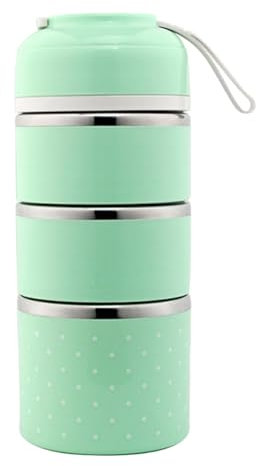 Alipis contenitori per la dispensa ermetico borse contenitore termico per alimenti spuntino borsa vuoto lunch bag termica lunch box termico termica portapranzo box lunch Green
