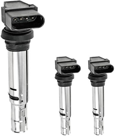 Fesuda Zündspule 20117 3PCS Zündmodul Kompatibel mit VW Golf/Passat/Polo/Tiguan/Touran 2006-2018, Skoda Fabia/Octavia/Roomster 2002-2014