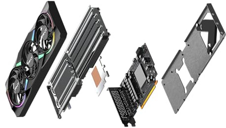 PNY GeForce RTX 5070 ARGB Overclocked Triple Fan 12GB GDDR7 Reflex 2 RTX AI DLSS4