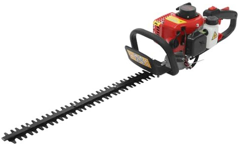 Dubbelkniv, häckmaskin, enkel cylinder, tvåtaktsmotor, häcktrimmare, 0,90 HP Velektroträdgårdssax, dubbelsidigt manganstålblad 56 cm för beskärning av grenar under 0,991 cm i diameter.