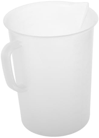 PRETYZOOM Large Plastic Measuring Cup for Motor Oil Liquid Measuring Container Spout for Car Maintenance and Oil Change