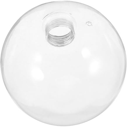 Hemobllo Abat-jour en Verre Rond G9 pour Luminaires, Structure Abat Jour, Globe Lumineux Clair, Robuste et Élégant pour Maison et Usage Commercial