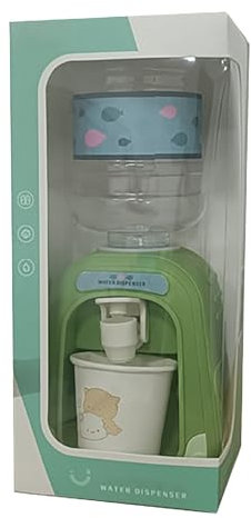 Hooded Cloak Men Micellar Water Dispenser Makeup Remover Container Water Dispenser Mini Simulation Kitchen Toys Family Scene Toys Prosthetic Horns Cosplay (Green, One Size)