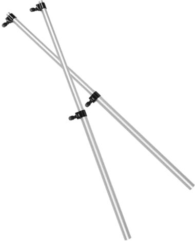 CIYODO 2 Piezas Soporte Telescópico Ajustable de Aluminio para de Ropa Estante Compacto para Planchar para Uso Casa y Viaje