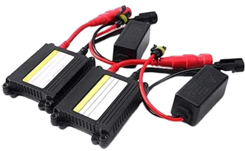 2PCS Ballast HID 35W DC 12V Ballast de Phare de Remplacement en Aluminium Ultra Mince, Kit Conversion HID Universel pour Phares Voiture Installation Facile