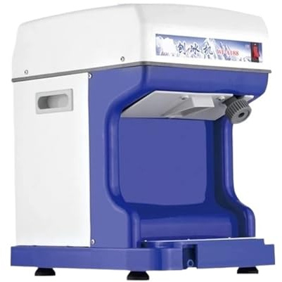 Máquina De Granización Eléctrica For Cubos Hielo, Picadora Comercial Cono Nieve, Trituradora Aguanieve For El Hogar, 226 Kg/H RefrigeracióN De Alta Eficiencia