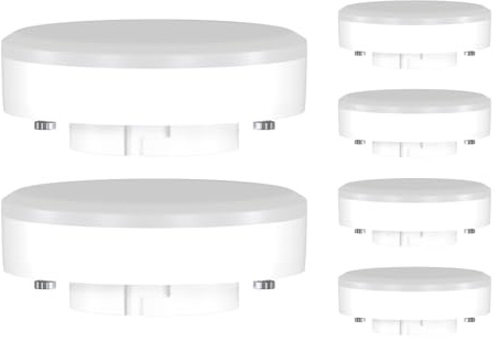 ledscom.de 6 Stück GX53 LED Leuchtmittel, weiß (4100 K), 10,9 W, 1212lm, 115°, matt