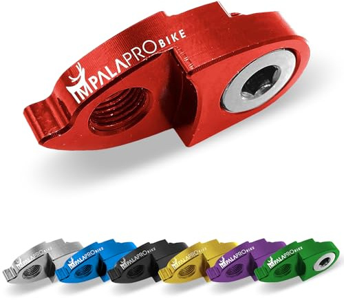 IMPALAPRO Bike Fahrrad Schaltwerk Link Hanger Extender - Schaltauge für Mountainbike - Schalthaken-Verlängerung - Derailleur Hanger - Schaltwerk Adapter - Fahrrad Hanger Extender (Rot)