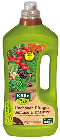 Kölle Bio Hochbeet Gemüse- & Kräuterdünger, vegan, 975 ml