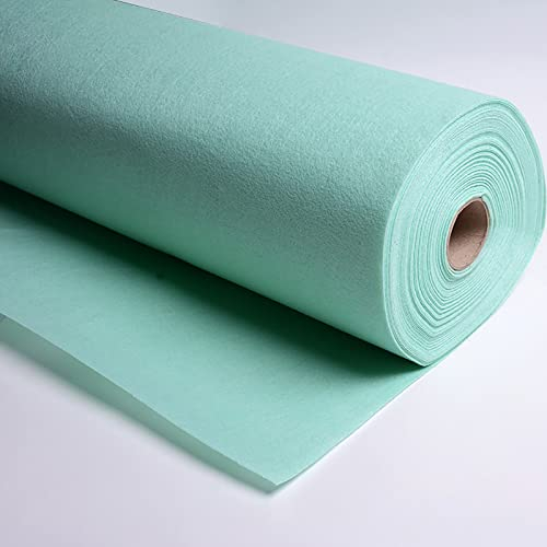 Yimihua Filz Stoff 1mm 85 x 100 cm Filzstoff Bastelfilz Farbig Filz Blätter Vliesstoff Kinder DIY Zubehör zum Handwerk Nähen Projekte(Color:Hellblau)