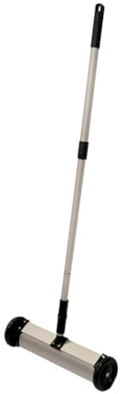 Centurion 400mm Magnetic Pick Up Floor Sweeper 15KG Pull Strength Silver/Black