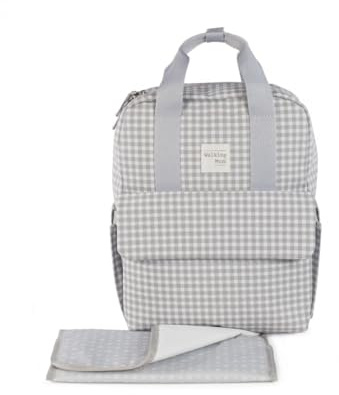 Mochila I Love Vichy gris PASITO A PASITO
