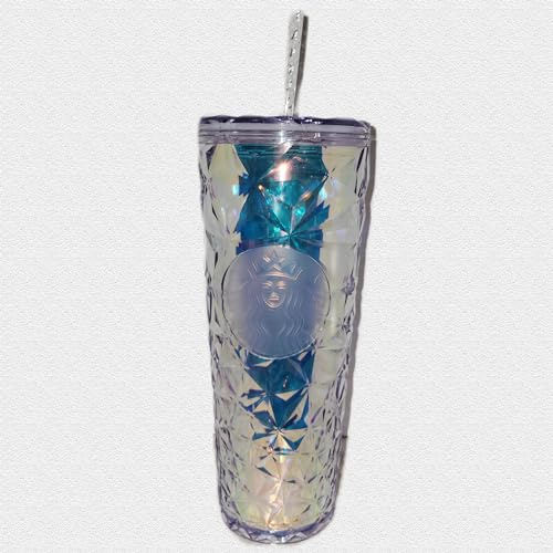 Starbucks Christmas Holidays Verre Venti en cristal Prisme Transparent 700 ml