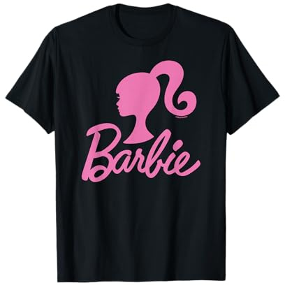 Barbie - Logo Barbie Rosa Maglietta