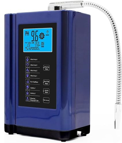 Filtro Agua, Máquina Agua Alcalina, Filtración Agua Para Hogar, Produce Agua Alcalina ácida Ph 3.5-10.5, Filtro Agua Potable Con ácido Alcalino Para Hogar,Blue