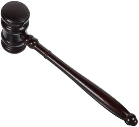 VICASKY Holzhammer Für Richter Auktionshammer Aus Holz Gerichtshämmer Mit Glatter Oberfläche Fein Geschliffen Langlebig Und Verschleißfest