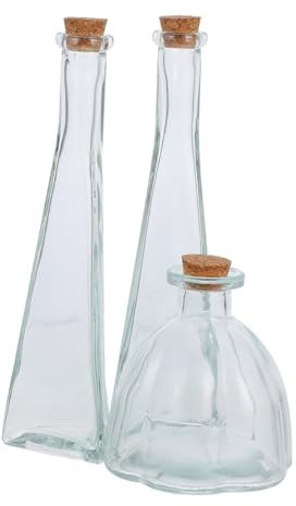 RORPOIR Piccola Bottiglia di per La Cerimonia della Sabbia Nuziale Mini Set di Barattoli di con di Sughero Matrimonio Unico