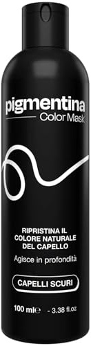 Pigmentina Reparatur-Haarmaske für Geschädigtes Haar, Dunkles Haar, 200ml | Intensive Behandlung, Mit Keratin und Proteinen, Tiefenreparatur, Natürliche Farbgebung